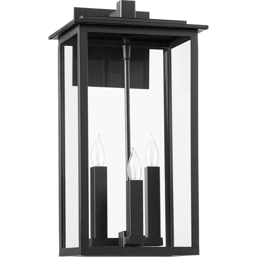 QUORUM INTERNATIONAL Quorum International 7027-3-69 Westerly 3-Light Candelabra E-12 Outdoor Wall Sconce 60W 18.63 Inch