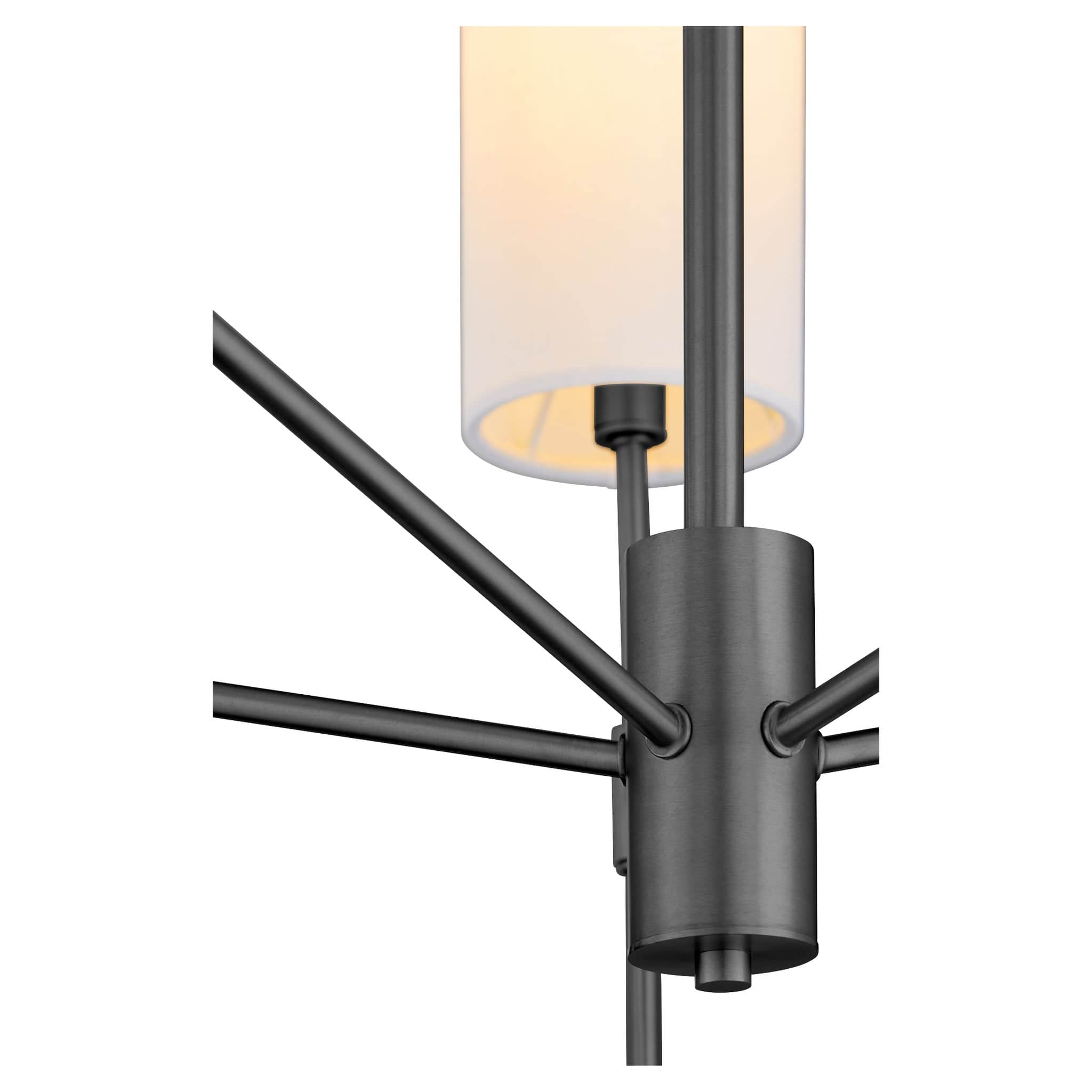 QUORUM INTERNATIONAL Quorum International 663-5-81 Hamilton 5 Light Chandelier 300 Watts 25.25 Inches Tall and 23.5 Inches Wide