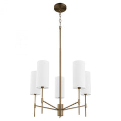QUORUM INTERNATIONAL Quorum International 663-5-81 Hamilton 5 Light Chandelier 300 Watts 25.25 Inches Tall and 23.5 Inches Wide