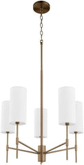 QUORUM INTERNATIONAL Quorum International 663-5-81 Hamilton 5 Light Chandelier 300 Watts 25.25 Inches Tall and 23.5 Inches Wide