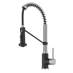 KRAUS Kraus KPF-1610SSMB Bolden commercial kitchen faucet with dual function pull-down sprayhead 18-inch