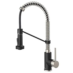 KRAUS Kraus KPF-1610SSMB Bolden commercial kitchen faucet with dual function pull-down sprayhead 18-inch