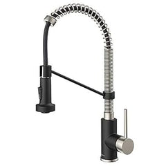 KRAUS Kraus KPF-1610SSMB Bolden commercial kitchen faucet with dual function pull-down sprayhead 18-inch