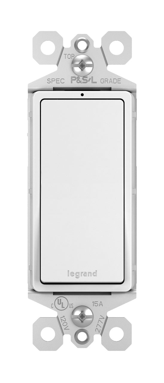 LEGRAND Legrand TM873WSL three-way illuminated decorator switch 15 amps 120 volts (10 pack)