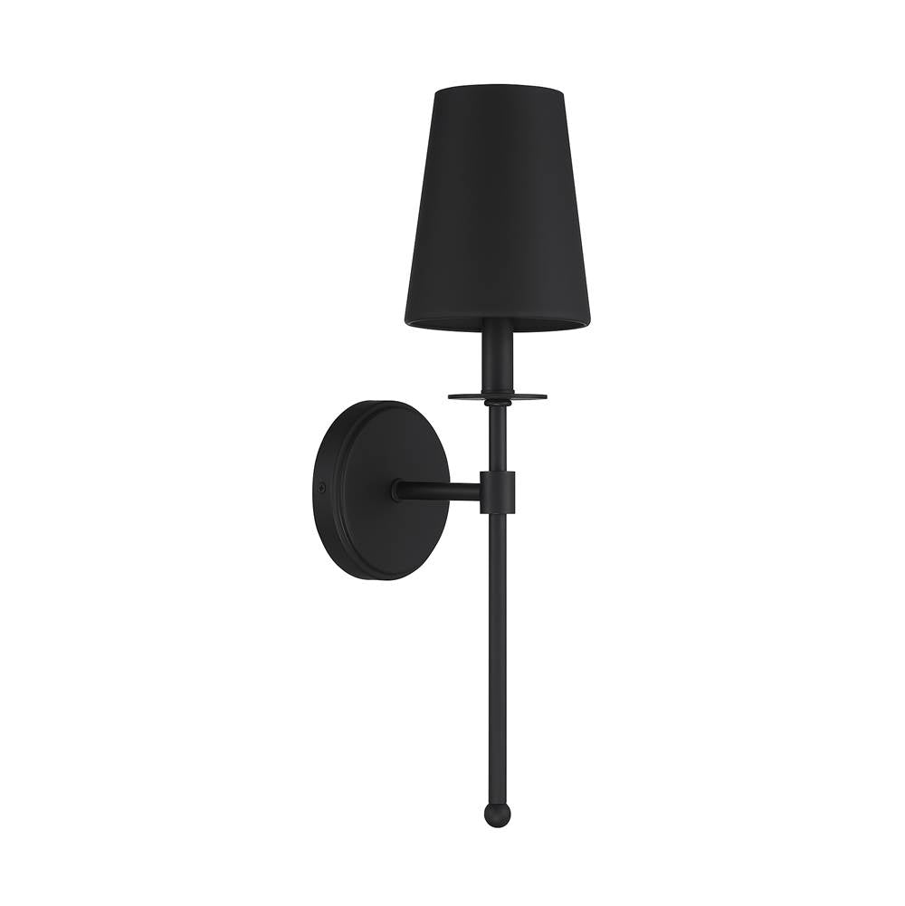 SAVOY HOUSE Savoy House M90084MBK Meridian 1-Light Wall Sconce 60W 20 Inch