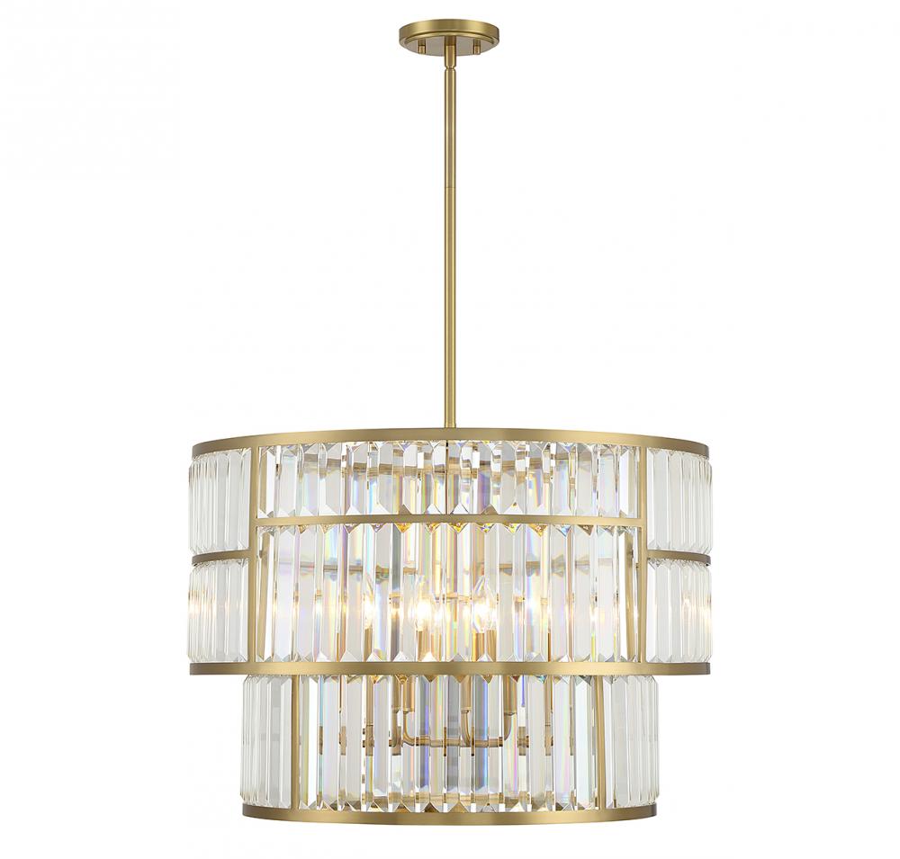 SAVOY HOUSE Savoy House 7-2224-5-322 Rohe 5-Light Pendant 60 Watts Per Bulb 26 Inches Width