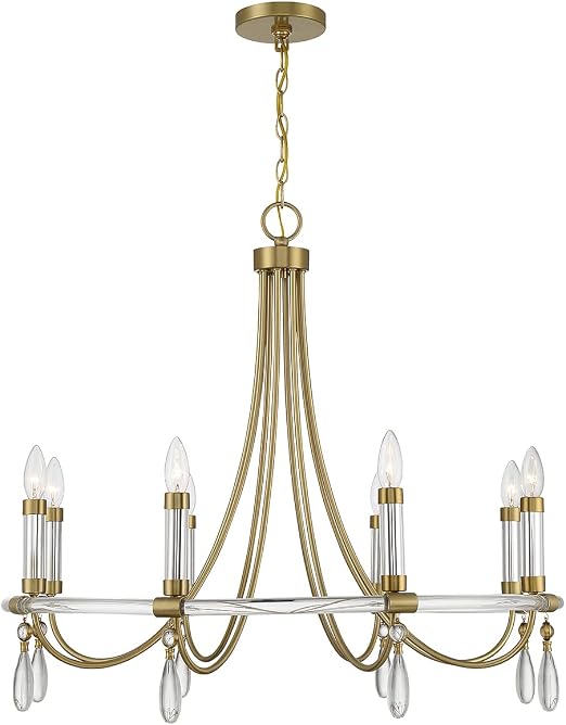 SAVOY HOUSE Savoy House 1-7718-8-195 Mayfair 8 Light Chandelier Ceiling Light 480 Watts 30 Inch