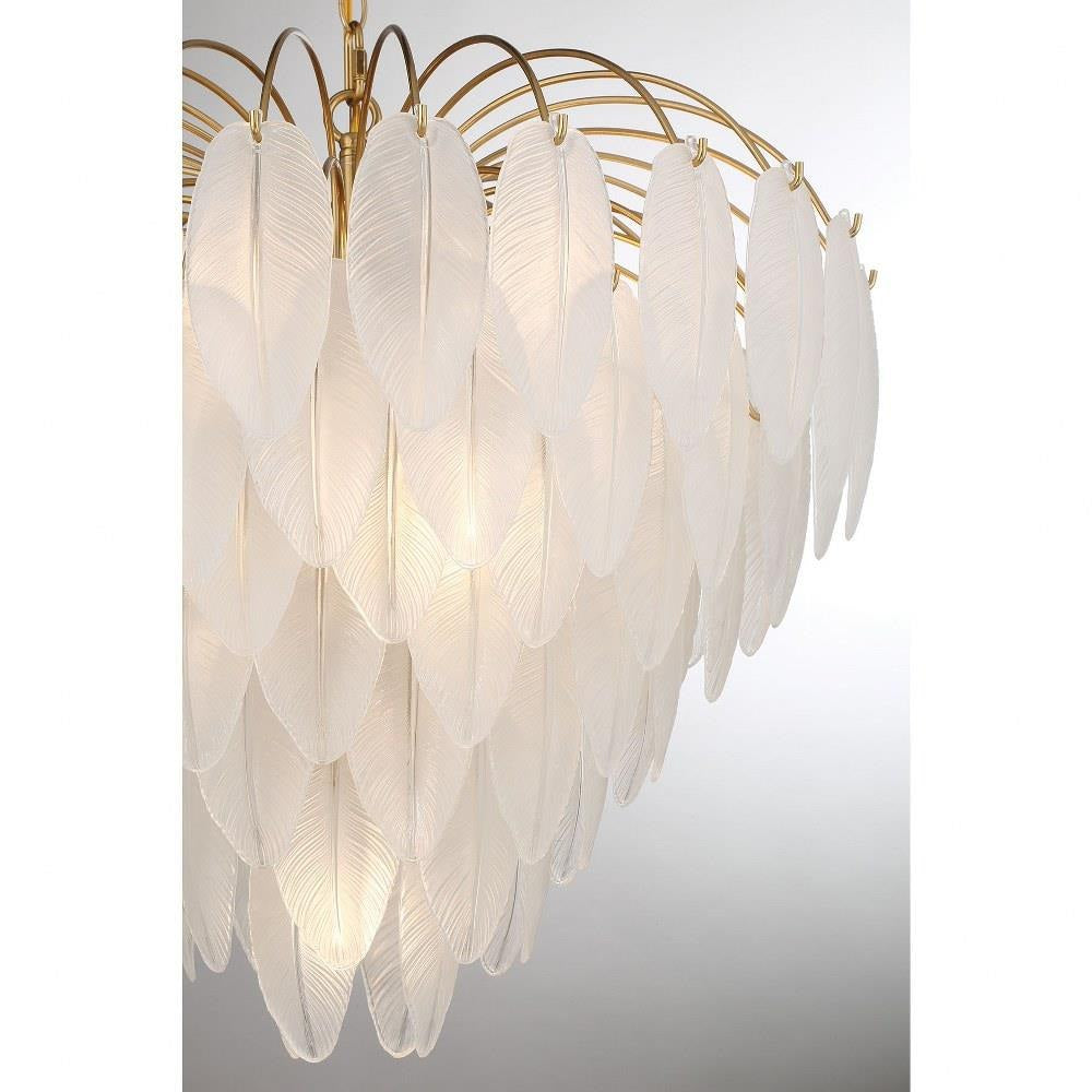 SAVOY HOUSE Savoy House 1-3504-9-322 boa 9-light chandelier 540w 25 inches h x 27 inches w