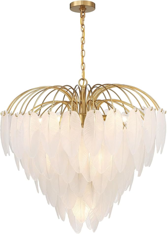 SAVOY HOUSE Savoy House 1-3504-9-322 boa 9-light chandelier 540w 25 inches h x 27 inches w