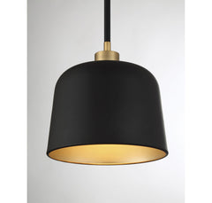 SAVOY HOUSE Savoy House M70118MBKNB 1-Light 9 inches Pendant 60W
