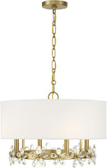SAVOY HOUSE Savoy House 7-4366-4-322 Dahlia 4-Light Pendant 240w 14 inches h x 21 inches w