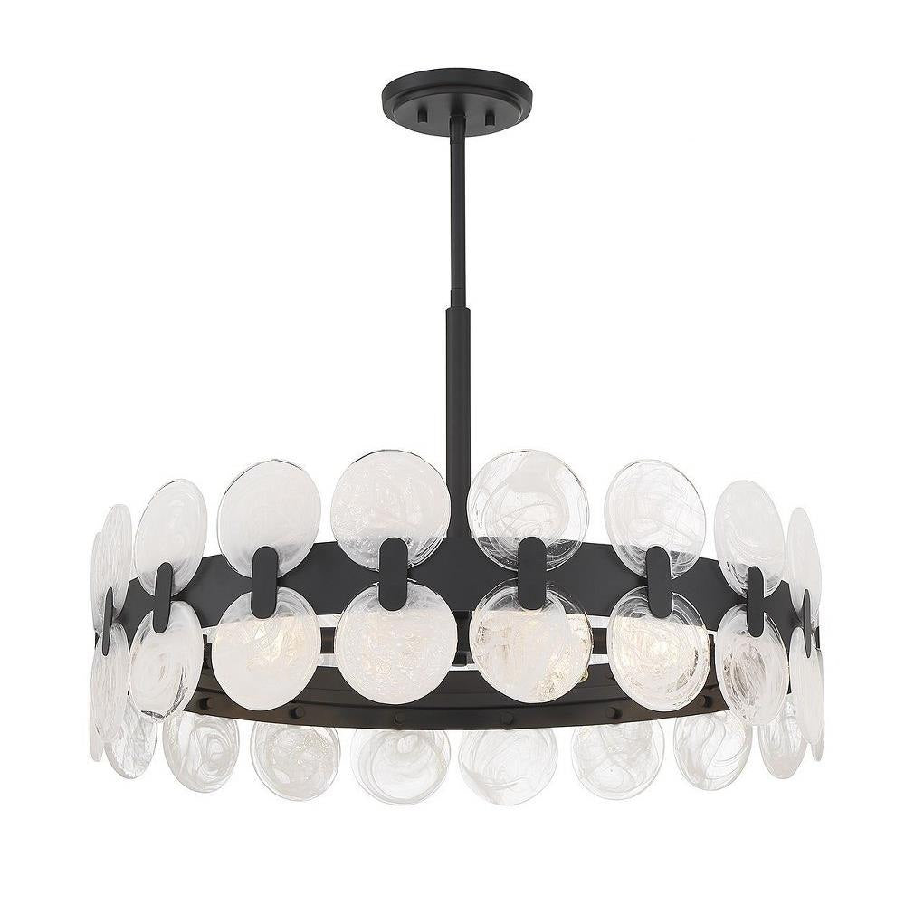 SAVOY HOUSE Savoy House 1-3720-6-89 Boca 6 Light Chandelier Ceiling Light 60W 27.5 Inch