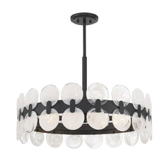 SAVOY HOUSE Savoy House 1-3720-6-89 Boca 6 Light Chandelier Ceiling Light 60W 27.5 Inch