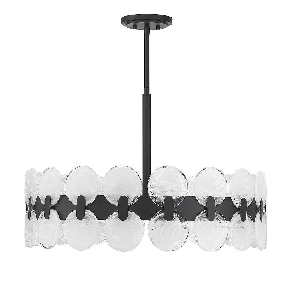 SAVOY HOUSE Savoy House 1-3720-6-89 Boca 6 Light Chandelier Ceiling Light 60W 27.5 Inch