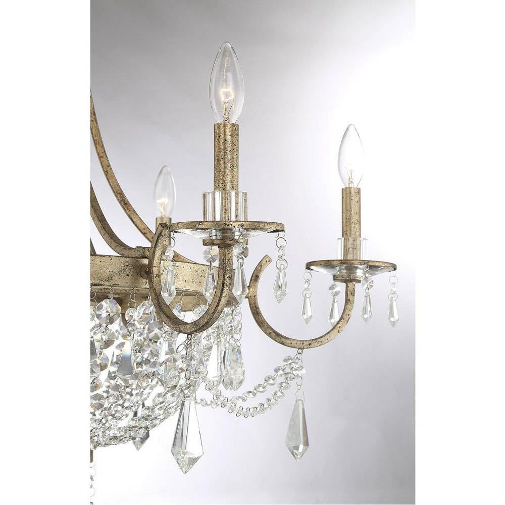 SAVOY HOUSE Savoy House 1-3060-6-60 Claiborne chandelier 6 light 60w 33 inch width 35 inch height