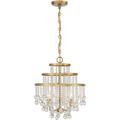 SAVOY HOUSE Savoy House 1-1865-3-322 Luna 3 light 16 inch mini chandelier ceiling light 60W