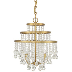 SAVOY HOUSE Savoy House 1-1865-3-322 Luna 3 light 16 inch mini chandelier ceiling light 60W