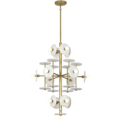 SAVOY HOUSE Savoy House 1-1592-15-38 Amani 15-Light Chandelier 900 Total Watts 40 inches H x 30 inches W