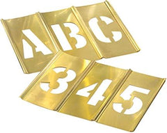 C H HANSON C H Hanson 10151 2 inch Brass Letters & Numbers Set 92 pc