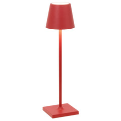 ZAFFERANO Zafferano LD0490F3 Poldina Pro Micro Rechargeable Table Lamp 1.8W 2.8 inchesW x 10.8 inchesH