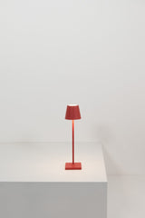 ZAFFERANO Zafferano LD0490F3 Poldina Pro Micro Rechargeable Table Lamp 1.8W 2.8 inchesW x 10.8 inchesH