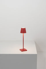 ZAFFERANO Zafferano LD0490F3 Poldina Pro Micro Rechargeable Table Lamp 1.8W 2.8 inchesW x 10.8 inchesH