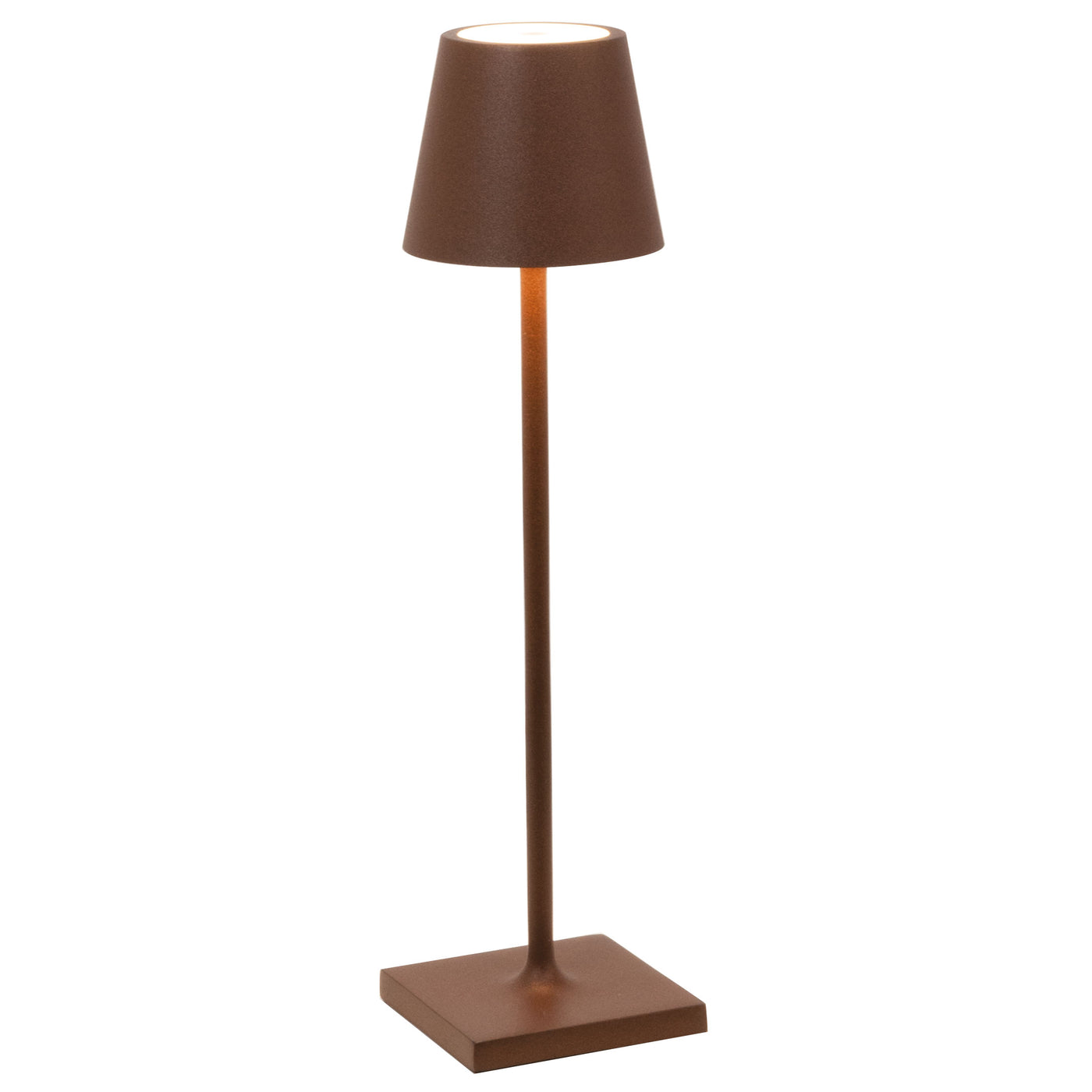 ZAFFERANO Zafferano LD0490R3 Poldina Pro Micro Rechargeable Table Lamp 1.8W 2.8 inchesW x 10.8 inchesH