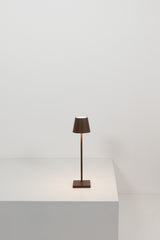 ZAFFERANO Zafferano LD0490R3 Poldina Pro Micro Rechargeable Table Lamp 1.8W 2.8 inchesW x 10.8 inchesH