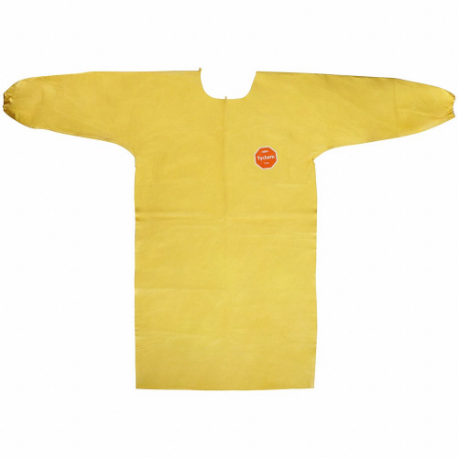 DUPONT Dupont QC275BYL4X002500 Tychem 2000 coat sleeve apron 4XL PK25