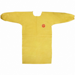 DUPONT Dupont QC275BYL4X002500 Tychem 2000 coat sleeve apron 4XL PK25