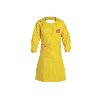 DUPONT Dupont QC275BYL4X002500 Tychem 2000 coat sleeve apron 4XL PK25