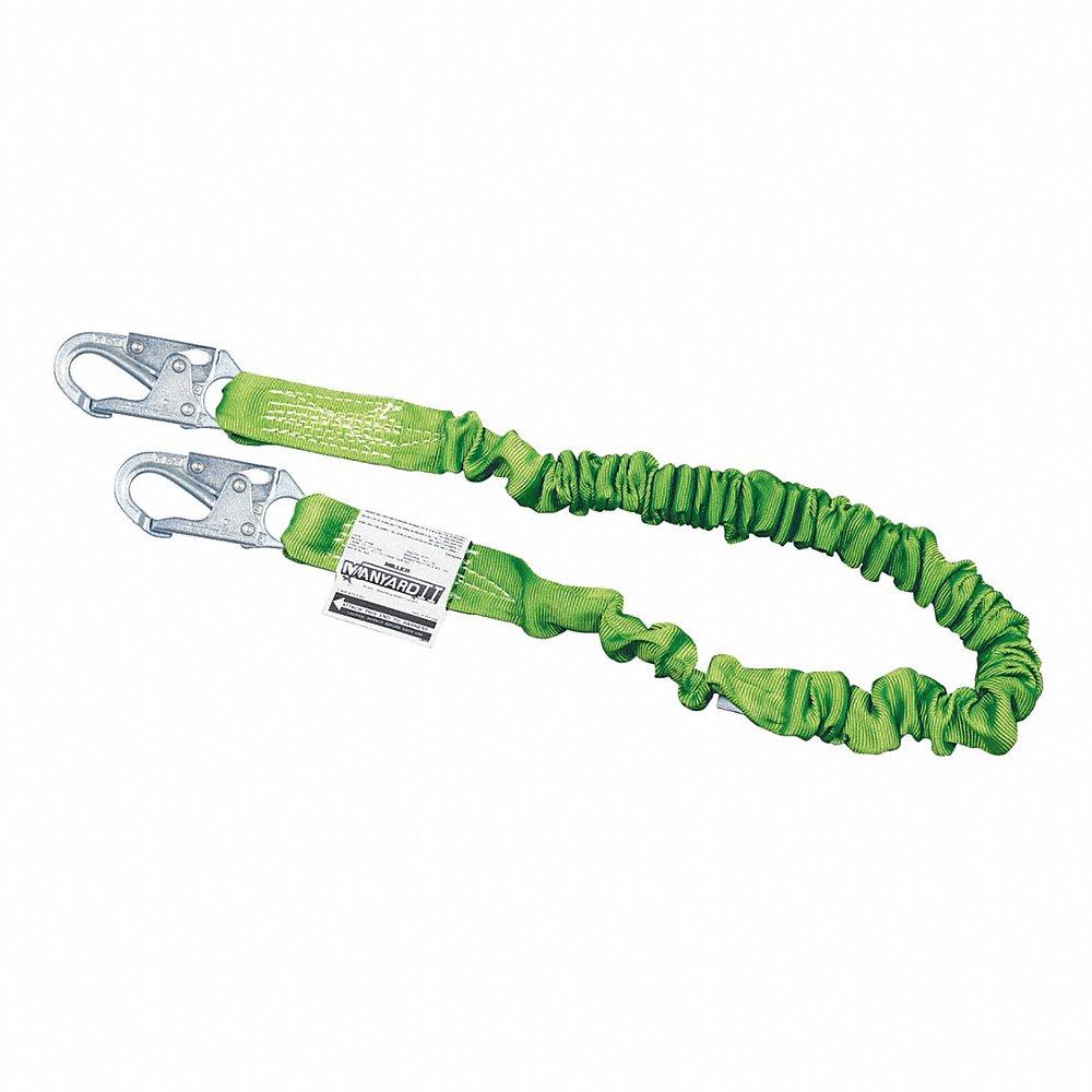 PIP GLOBAL SAFETY Honeywell 216M-Z7/4FTGN Shock-Absorbing Lanyard 4 ft.