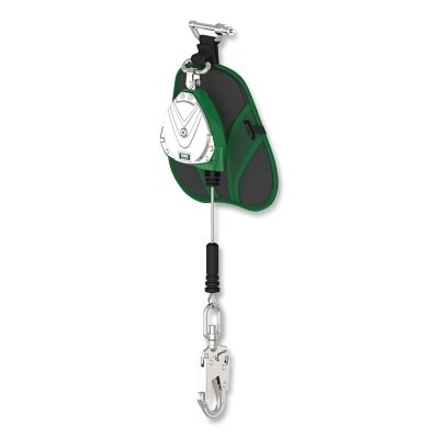 MSA SAFETY Msa Safety VTOHG-031-ZM-A V-TEC Personal Fall Limiter-Cable 10 feet Single-Leg 36CLS Large Steel Swivel Snaphook