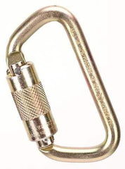 MSA SAFETY Msa Safety 10089205 Steel Carabiner 9/16 inches Gate Opening Auto-Locking ANSI Z359.12