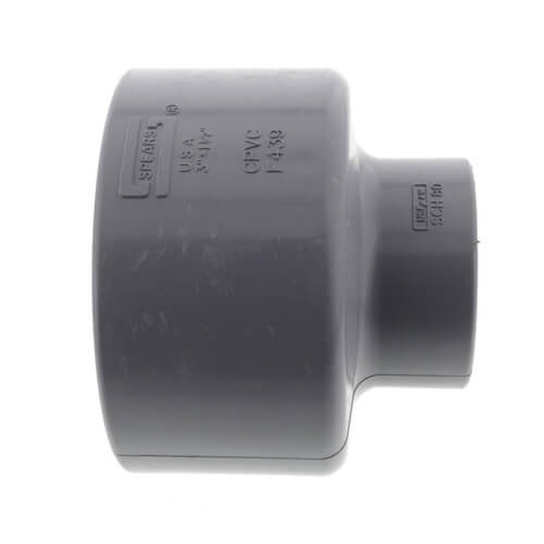 SPEARS Spears 829-337C CPVC Schedule 80 Reducer Coupling Socket 3 inches x 1-1/2 inches