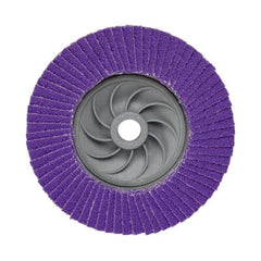 3M 3M 7100243876 flap disc 769F 4 1/2 inch 80+ grit type 27 quick change 10 per case
