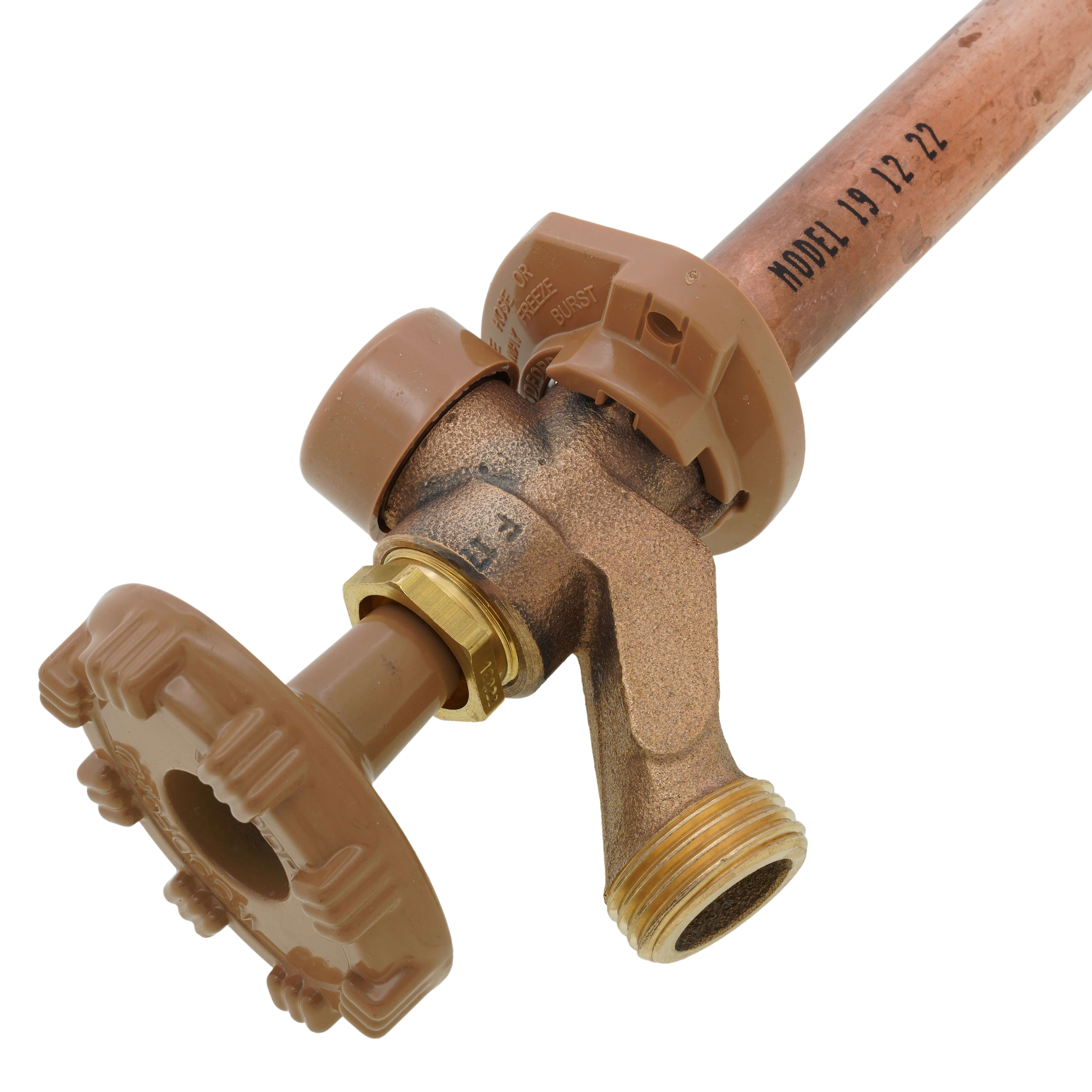 WOODFORD Woodford 19PX3-12 Model 19 3/4 inch PEX Crimp Inlet Anti-Siphon Wall Faucet with Metal Handle 12 inch