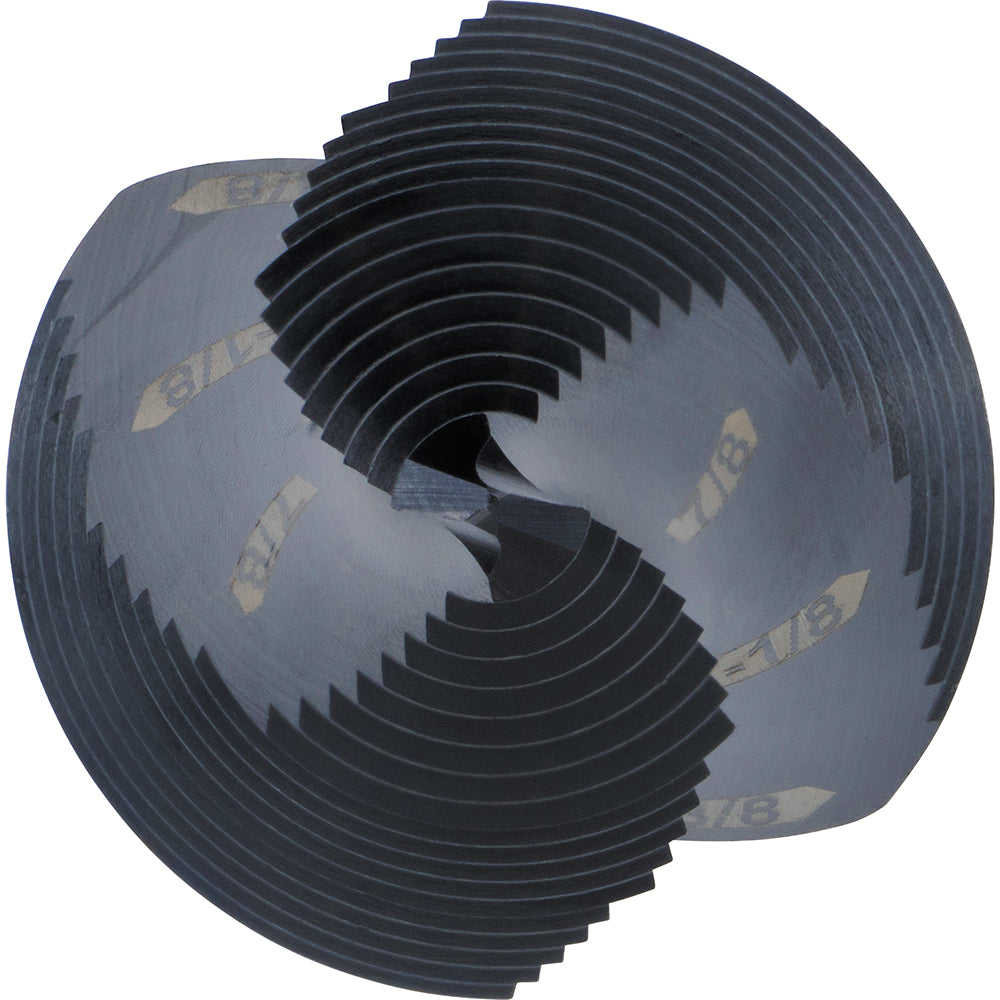 KLEIN TOOLS Klein Tools QRST15 Quick Release Step Drill Bit with Spiral Flute 7/8 inches to 1&3/8 inches