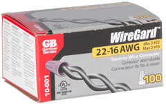 ECM INDUSTRIES Ecm Industries 10-001 wire connector, twist-on 22-16 AWG mini, 100-Pk. GB-1