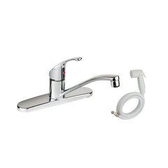 CLEVELAND FAUCET Cleveland Faucet CA47513 single handle kitchen faucet with white spray 8 inch center