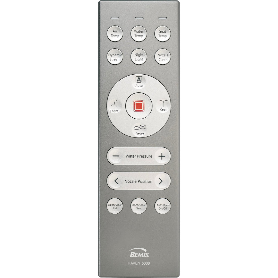 BEMIS Bemis HV5000E Haven 5000 Elongated Plastic Electric Bidet Seat with Remote 120V