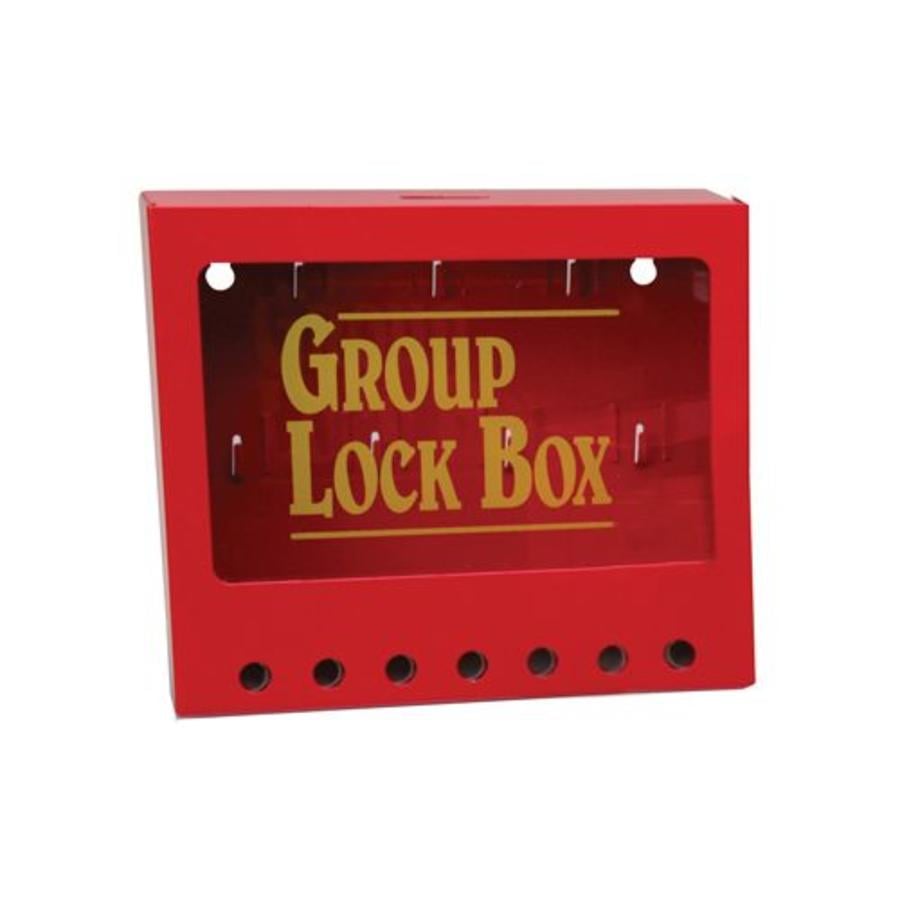 BRADY Brady 105714 Metal Wall Lock Box Small 7 in H x 8 in W x 2.50 in D