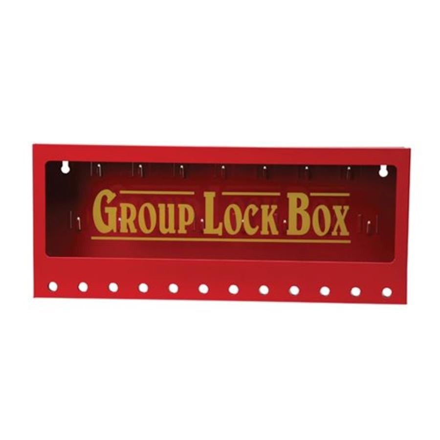 BRADY Brady 105714 Metal Wall Lock Box Small 7 in H x 8 in W x 2.50 in D