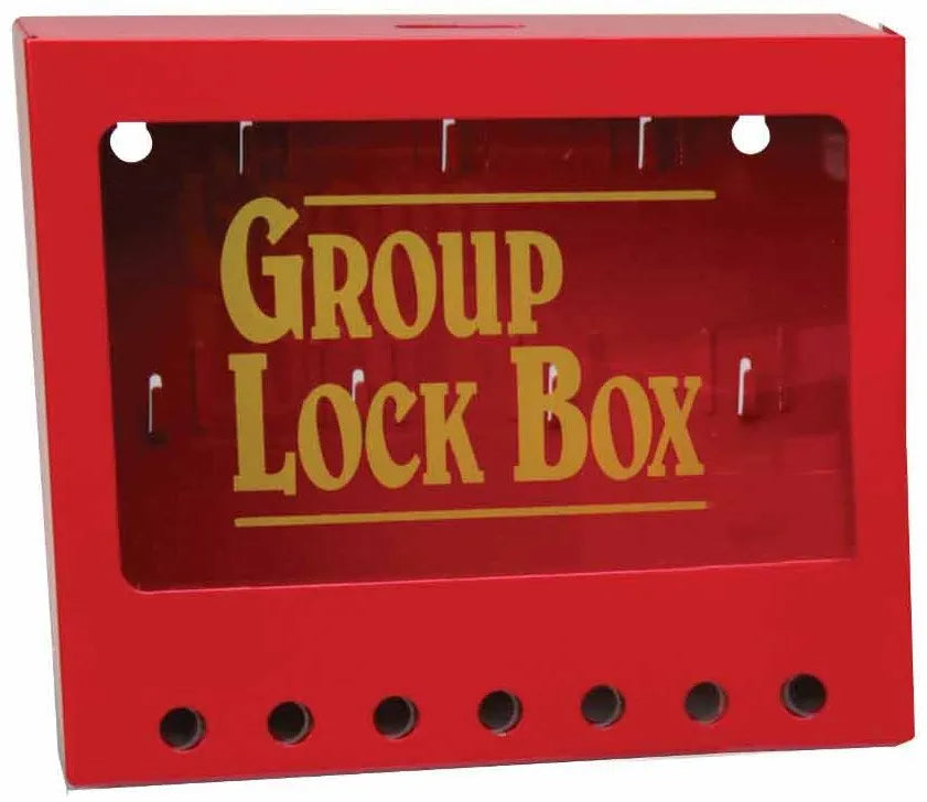 BRADY Brady 105714 Metal Wall Lock Box Small 7 in H x 8 in W x 2.50 in D