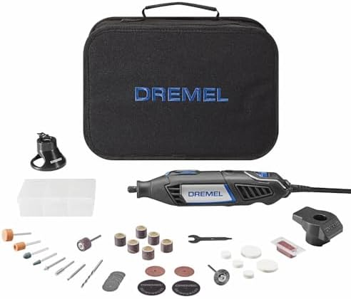 DREMEL Dremel 4000-2/32 Variable Speed Corded Rotary Tool 1.6 Amp 32 Accessories, 2 Attachments