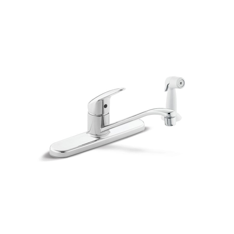 CLEVELAND FAUCET Cleveland Faucet CA40513 Single-Handle Kitchen Faucet with Spray 1.5 GPM 1/2 Inch Connection