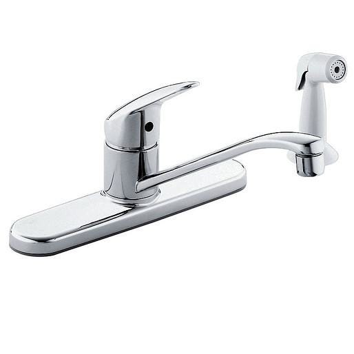 CLEVELAND FAUCET Cleveland Faucet CA40513 Single-Handle Kitchen Faucet with Spray 1.5 GPM 1/2 Inch Connection