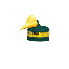 JUSTRITE Justrite 7125410 Safety Can with Funnel, Type 1 2.5 Gallon