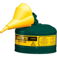 JUSTRITE Justrite 7125410 Safety Can with Funnel, Type 1 2.5 Gallon