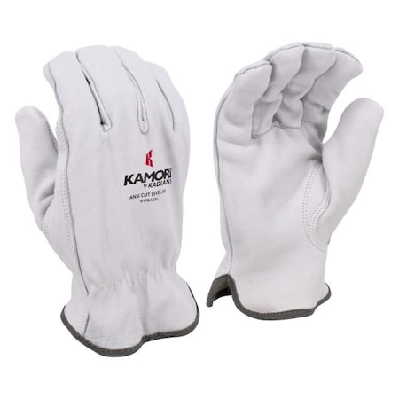 RADIANS Radians RWG52L Kamori Leather Gloves with Aramid Liner, Cut A4, L, 1 Pair, Pkg Qty 12